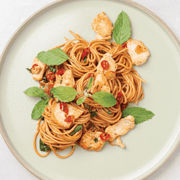 สปาเก็ตตี้ผัดกระเพราไก่