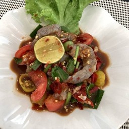 ตำเหลากุ้งสด