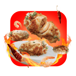 F11-เกี๊ยวหม่าล่าอาม่าดุ (4 ชิ้น)