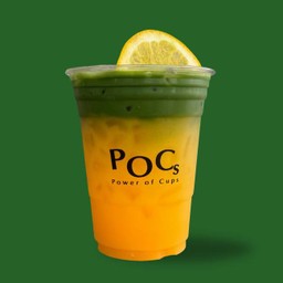 Iced Matcha Orange.( D )