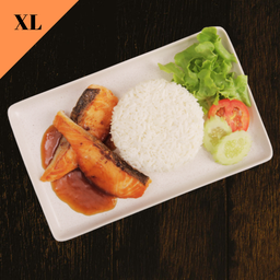 ข้าวแซลมอนราดซอส (ปกติ)