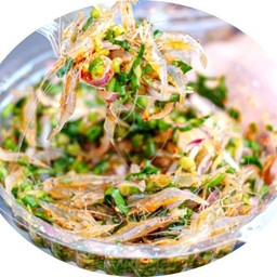 ยำกุ้งเต้น เมืองปทุมธานี