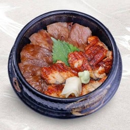 ข้าวหน้าปลาไหล และ วากิวเทอริยากิ