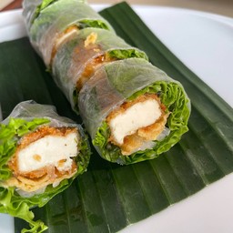 เมี่ยงสดเต้าหู้ทอด