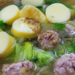 ต้มจืดเต้าหู้อ่อนหมูสับ