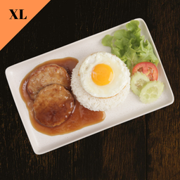 ข้าวหมูเบอร์เกอร์ (ปกติ)