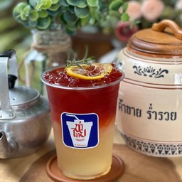 ชากุหลาบน้ำผึ้งเลม่อน