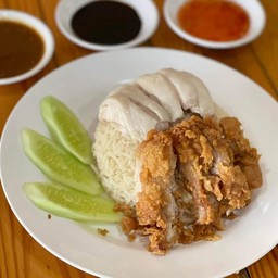 ข้าวมันไก่ผสม