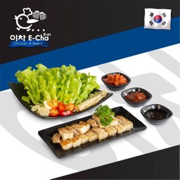 หมู 3 ชั้นย่างเกลือ สไตล์เกาหลี (ย่างให้เสร็จพร้อมทาน)