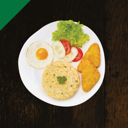 ข้าวผัดกระเทียมมันบด มัง