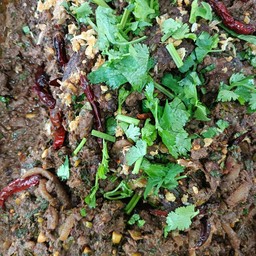 ลู่หมูสุก+หมี่กรอบ