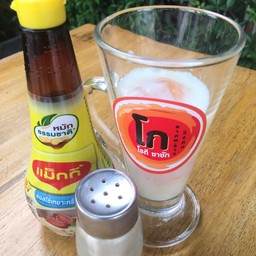 ไข่ลวก 2 ฟอง