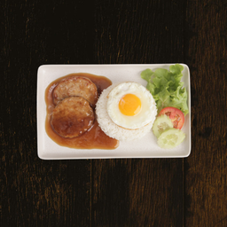 ข้าวหมูเบอร์เกอร์ (เล็ก)