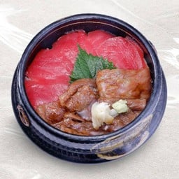 ข้าวหน้าวากิว และ ปลาฮงมากุโระ