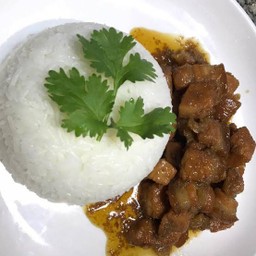 ข้าวราดหมูหวาน