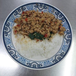 กะเพราหมูสับ