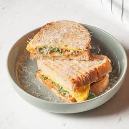 Smoked salmon panini