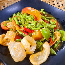 ตำถั่วแคปหมู