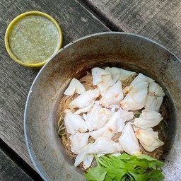 เนื้อปูม้าอบวุ้นเส้น