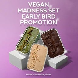 Matcha, Chocolate ,coffee Vegan Madness Cake