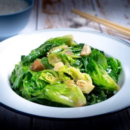 ยอดแขนงผัดน้ำมันหอย