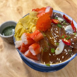 ข้าวหน้าม่อนดองซีอิ๊วเกาหลี