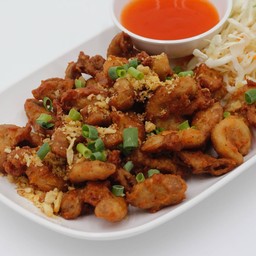 ไส้ตันทอดกระเทียม