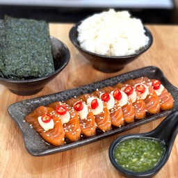 เซ็ตแซลมอนดองซีอิ๊ว120กรัม