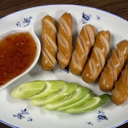 ไส้กรอกไก่หนังกรอบ
