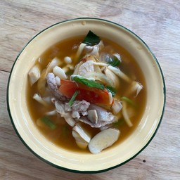 ข้าวไข่เจียว+ต้มแซ่บ