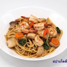 สปาเก็ตตี้ขี้เมากุ้ง