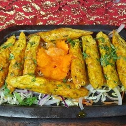 Chicken Seekh Kebab ไก่บดย่างเคบับ