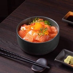 I24 SALMON EGG MARINATED SHOYU MINI DON-แซลมอนไข่ดองซีอิ๊วญี่ปุ่นมินิด้ง