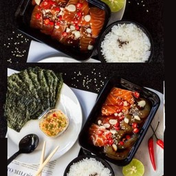 สามสหายสุดคุ้มแซลมอนดองกุ้งดองทูโทนดองประหยัดกว่า 100 บาท