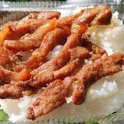 ข้าวเหนียวหมูแดดเดียว