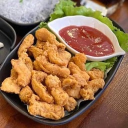 เอ็นเต้ไก่ทอด  ทอดใหม่ๆ
