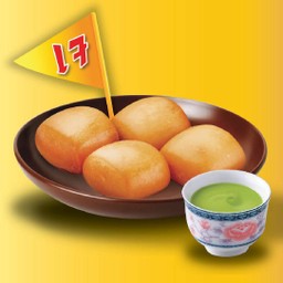 หมั่นโถวทอด 4 ลูก + สังขยา