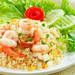 ข้าวผัดกุ้ง จานเล็ก