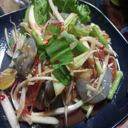 ตำกุ้งสด