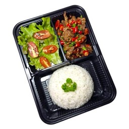 ข้าวไก่คั่วพริกเกลือ