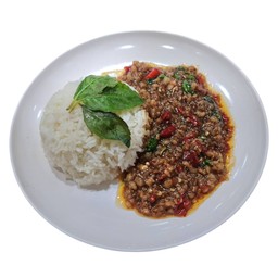 ข้าวกระเพราหมูสับ