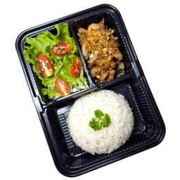 ข้าวไก่กระเทียม