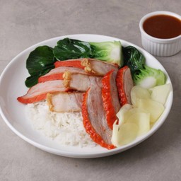 ข้าวหน้า BBQ Combo