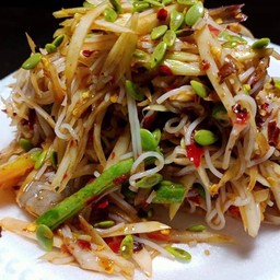 ตำซั่วกุ้งสดปลาร้า