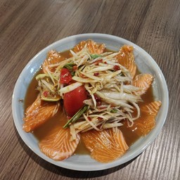 ตำปลาร้าแซลมอน