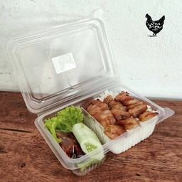 Baked Pork With Rice And Thai Spicy Sauce