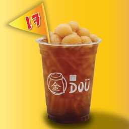 น้ำลำไย ไม่มีเครื่อง แก้ว 16oz