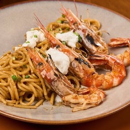 Shrimp Pasta Straciatella