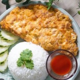 ข้าวไข่เจียวหมูสับ