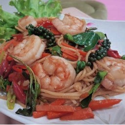 สปาเกตตี้ขี้เมาซีฟู้ด